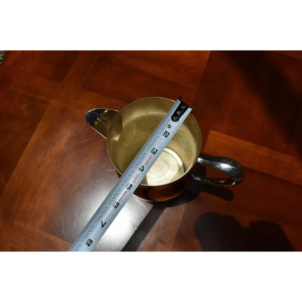 Sheridan Silverplate Water Pitcher Ice Guard Spout Footed Vintage MCM Barware